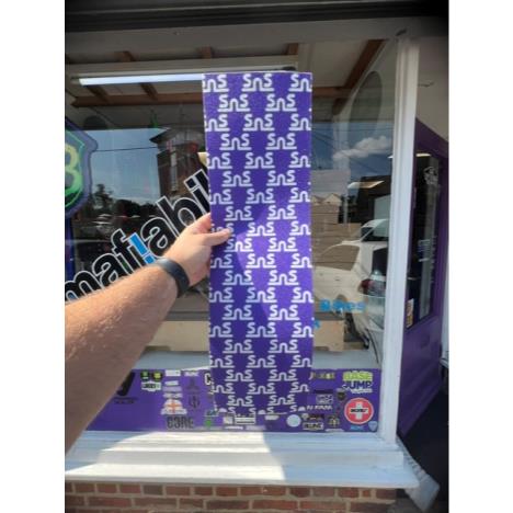 Scootnskates Griptape - SNS Repeat Purple/White  £8.00